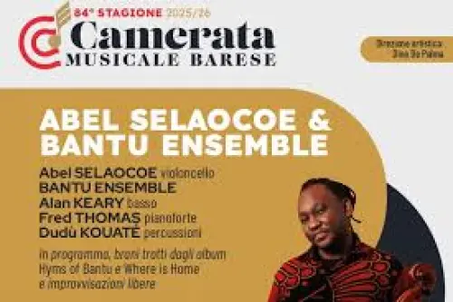 Abel Selaocoe con il Bantu Ensemble: arriva al Teatro Piccinni di Bari